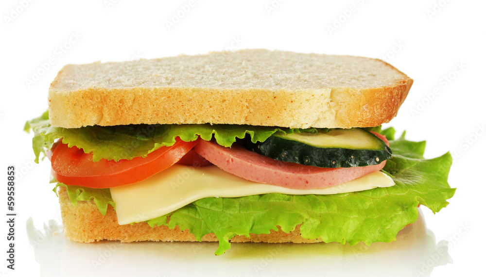 Sandwich isolated on white Sandwich isolated on white