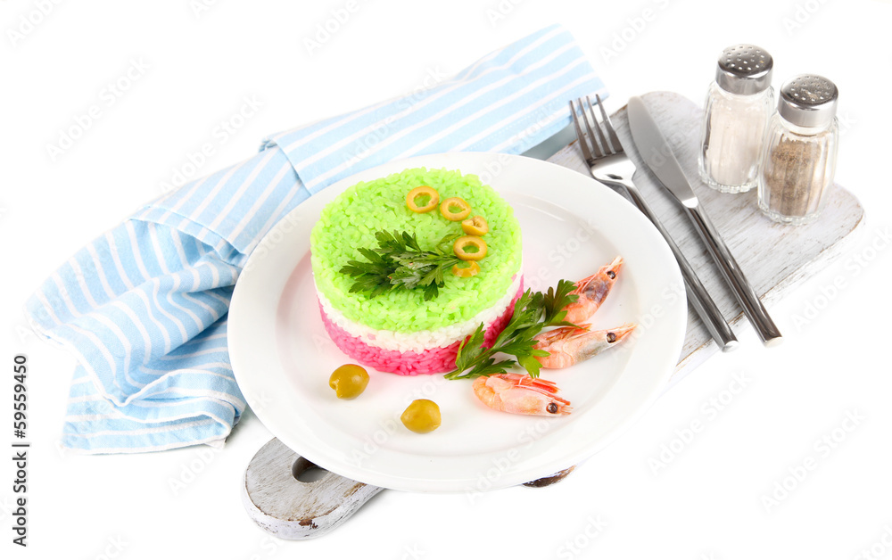 Colored rice Colored rice