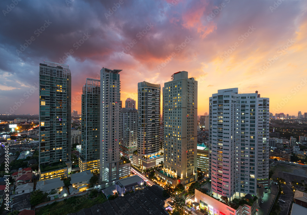 Naklejka premium Bangkok, Thaïlande