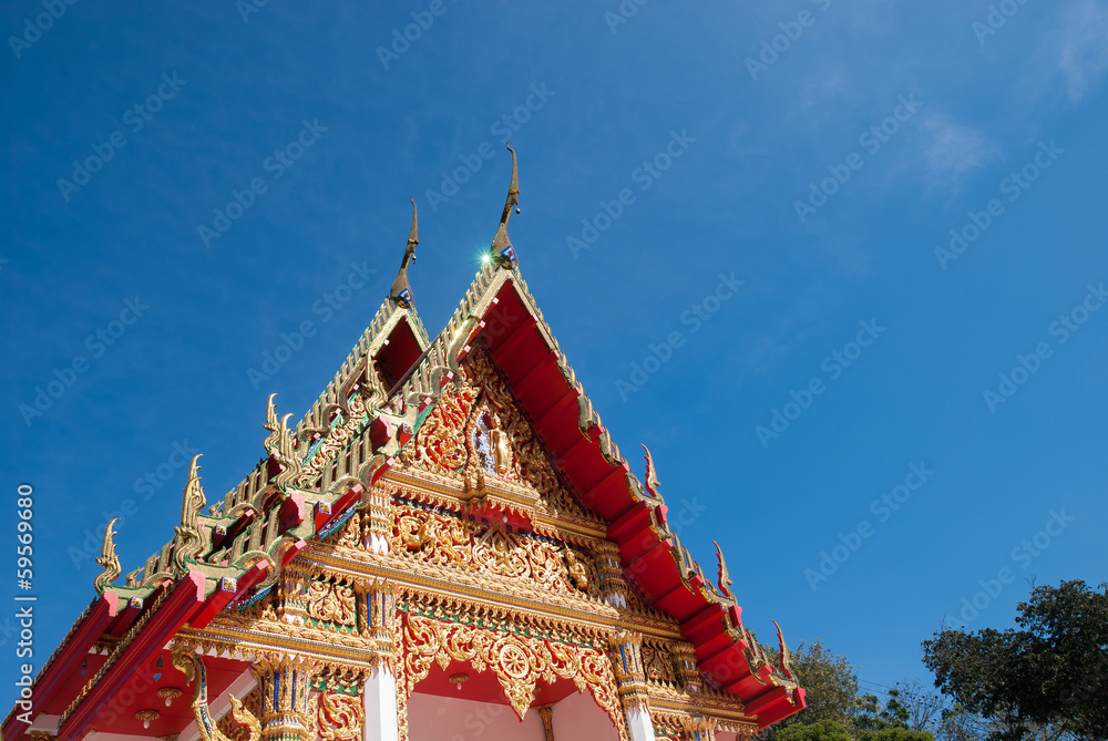 Fototapeta premium Thai local temple