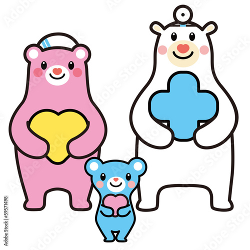 クマの病院アイコン