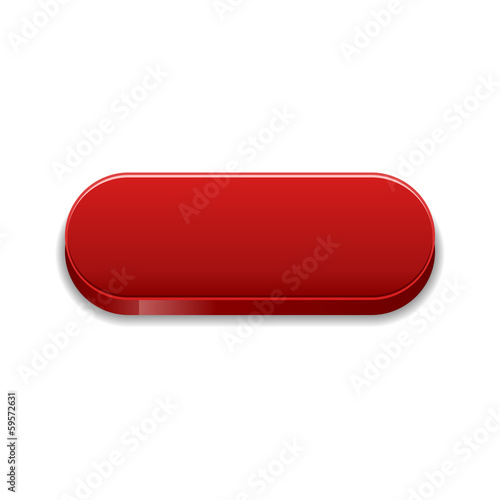 The red glossy button