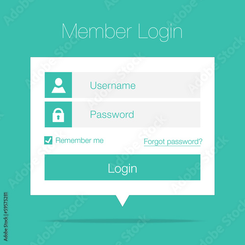 Clean Login Form Design