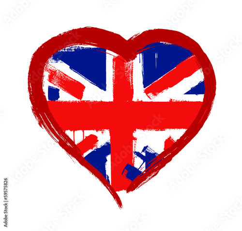 I Love Britain vector