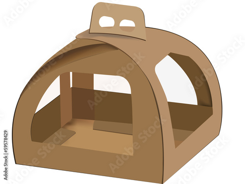 scatola porta panettone