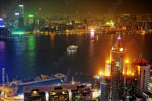 Kowloon at night