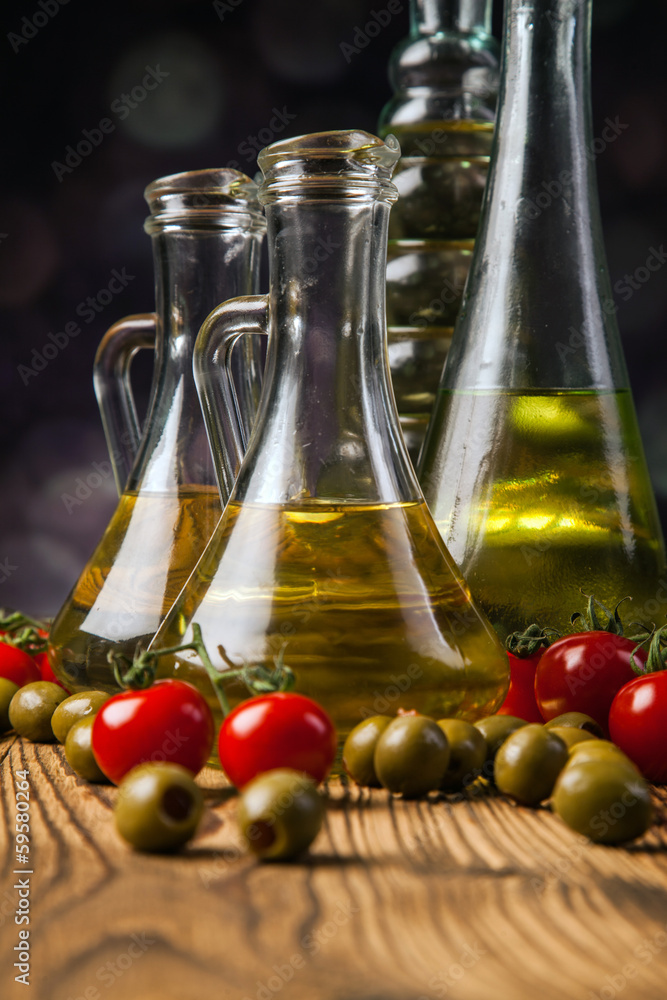 Composition of olive oils in bottles Composition of olive oils in bottles