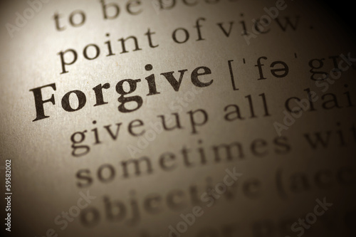 Canvas Print Forgive