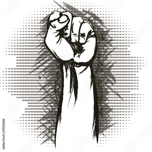 The raised fist