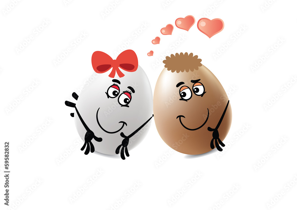 lover eggs vector