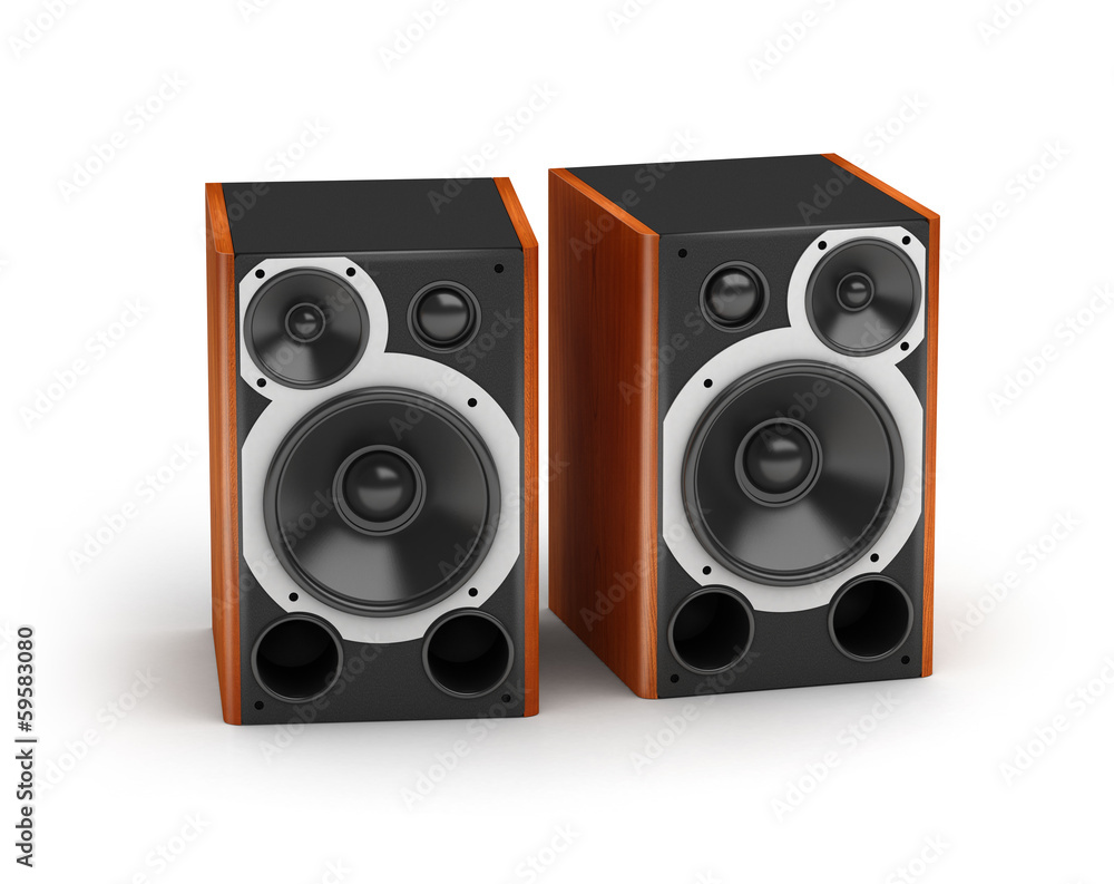 Fototapeta premium Speakers set