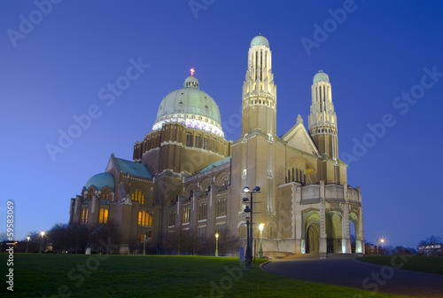 The Basilica of the Sacred Heart in Brussels, Belgium