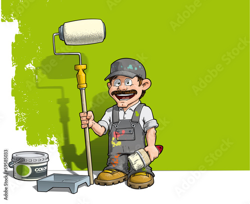 Handyman - Wall Painter Gray Uniform
