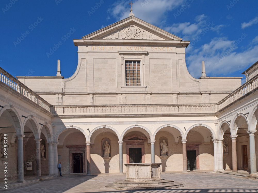The Abbey of Montecassino, Italy.