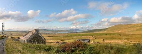 Photos Weidelandschaft Panorama und Ruine bei Portmagee