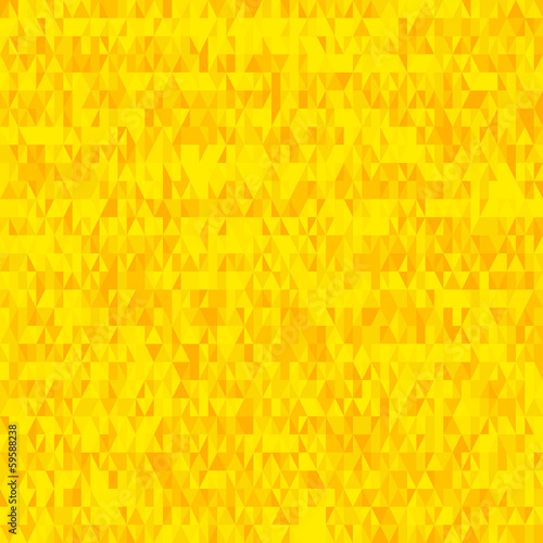 Seamless Yellow Triangle Pattern Background