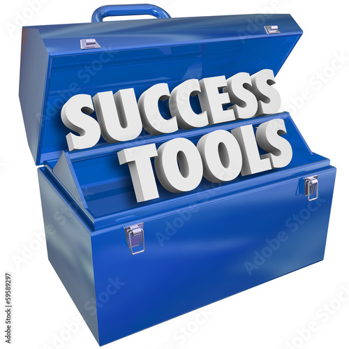 Canvas Print Success Tools Toolbox Skills Achieving Goals