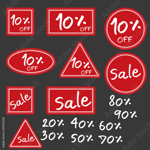 price tag vector