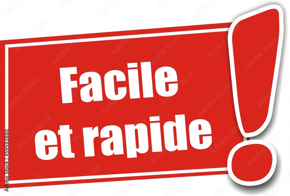 Foto étiquette facile et rapide