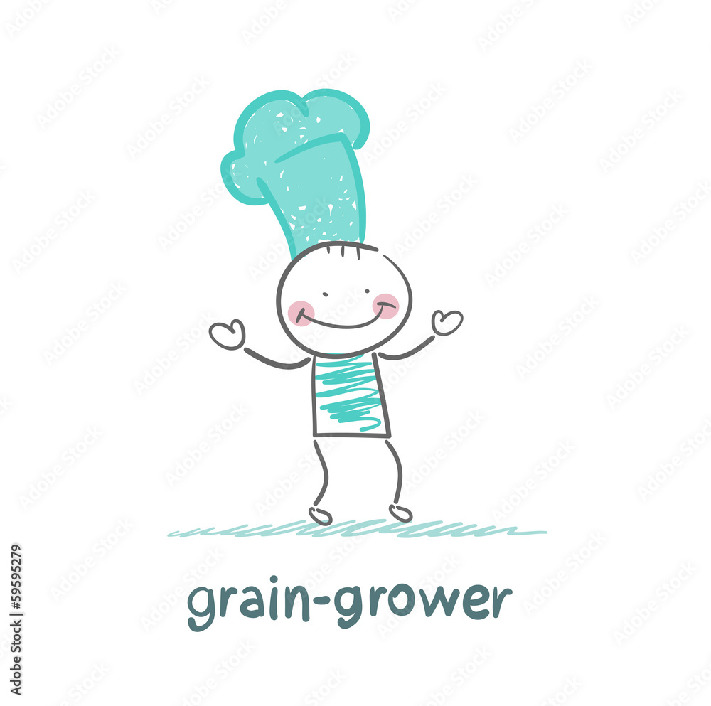 grain grower keeps the bread and butterflies fly around grain grower keeps the bread and butterflies fly around