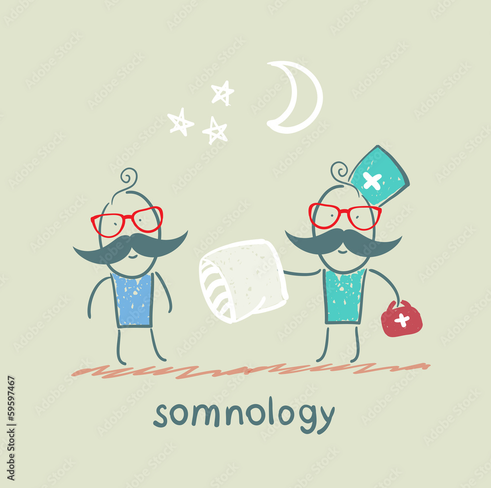 somnology gives the patient a sleep pillow somnology gives the patient a sleep pillow