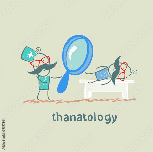 thanatology studies the dead man