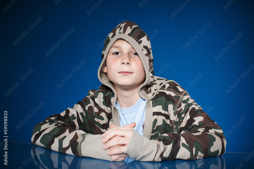Portrait of a teenage boy Portrait of a teenage boy