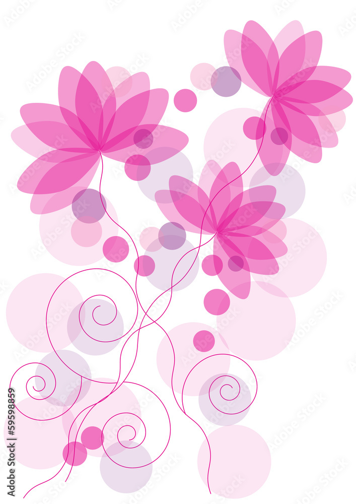 floral vector background