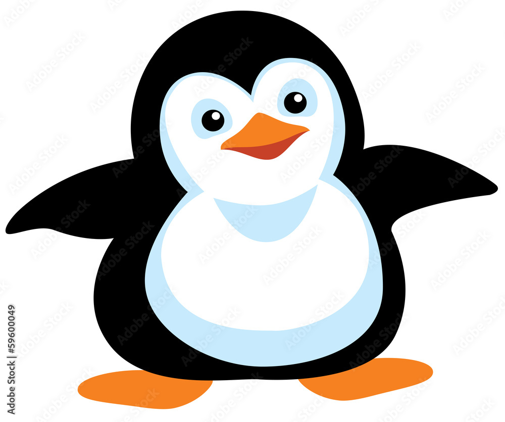 Obraz premium cartoon penguin