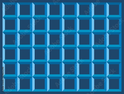 geometric seamless pattern - blue colour