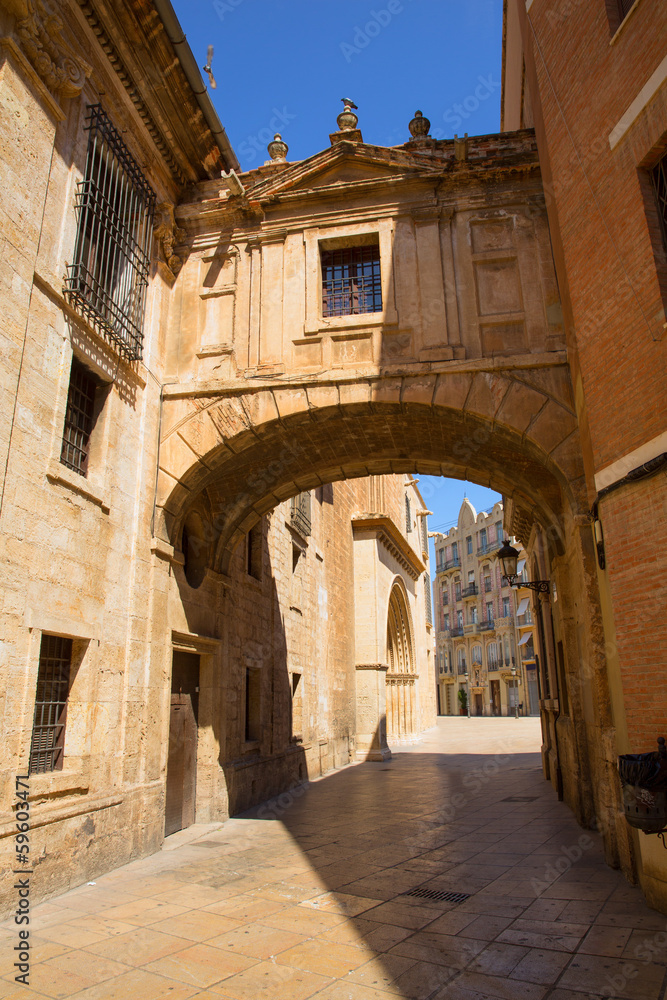 Valencia Cathedral Arch Barchilla street