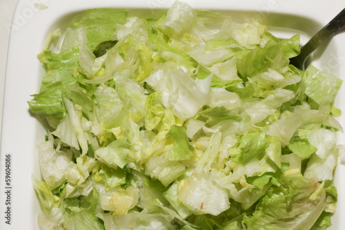 Copped lettuce