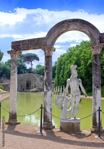 Villa Adriana- ruins  in Tivoli near Rome, .. photo