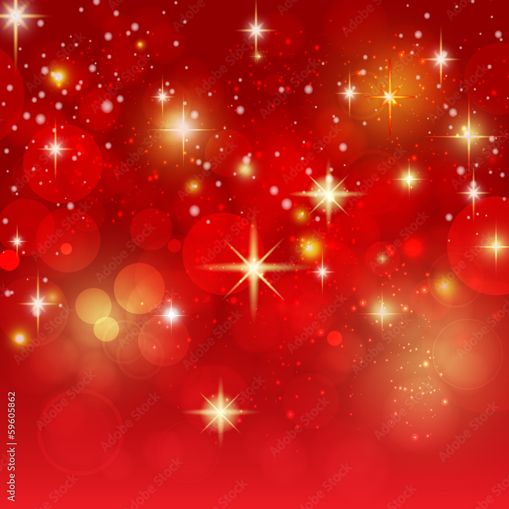 Holiday background with golden bokeh vector Holiday background with golden bokeh vector