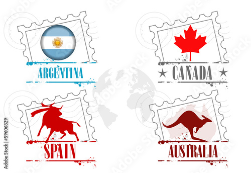 timbres pays