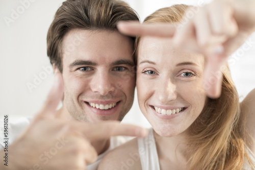 Slika na platnu smiling couple close-up