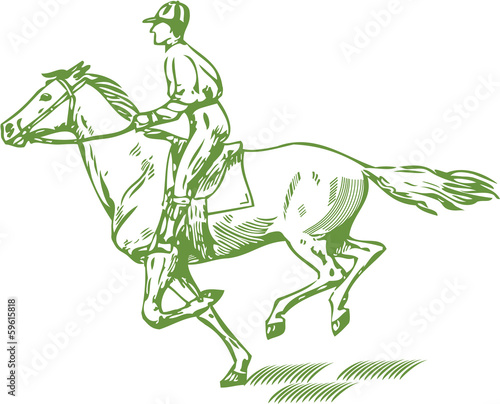 Galloping horse