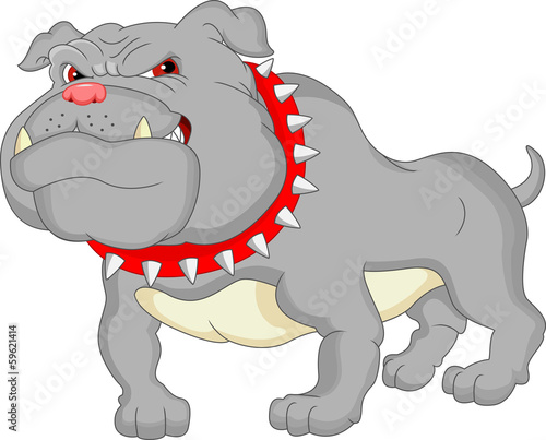 english bulldog cartoon