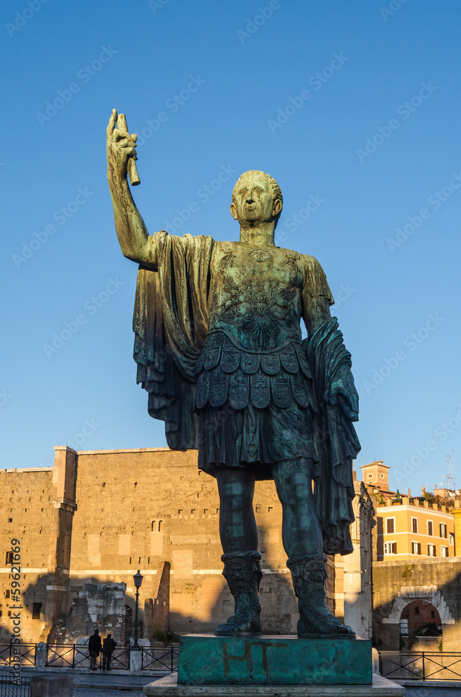 Fototapeta premium Roma, cartello menu su strada