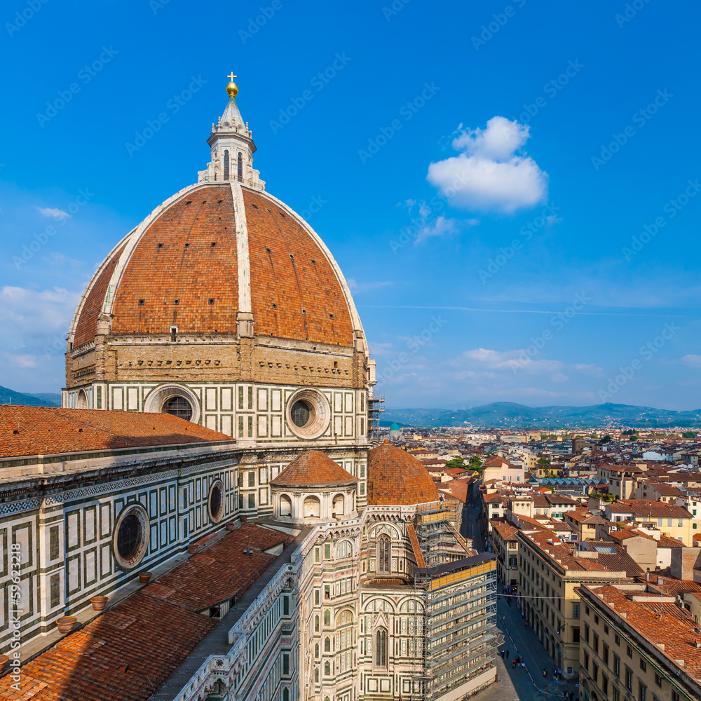 the Cathedral Santa Maria del Fiore in Florence