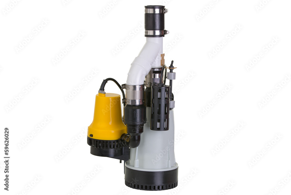 Sump pump with emergency backup pump Sump pump with emergency backup pump