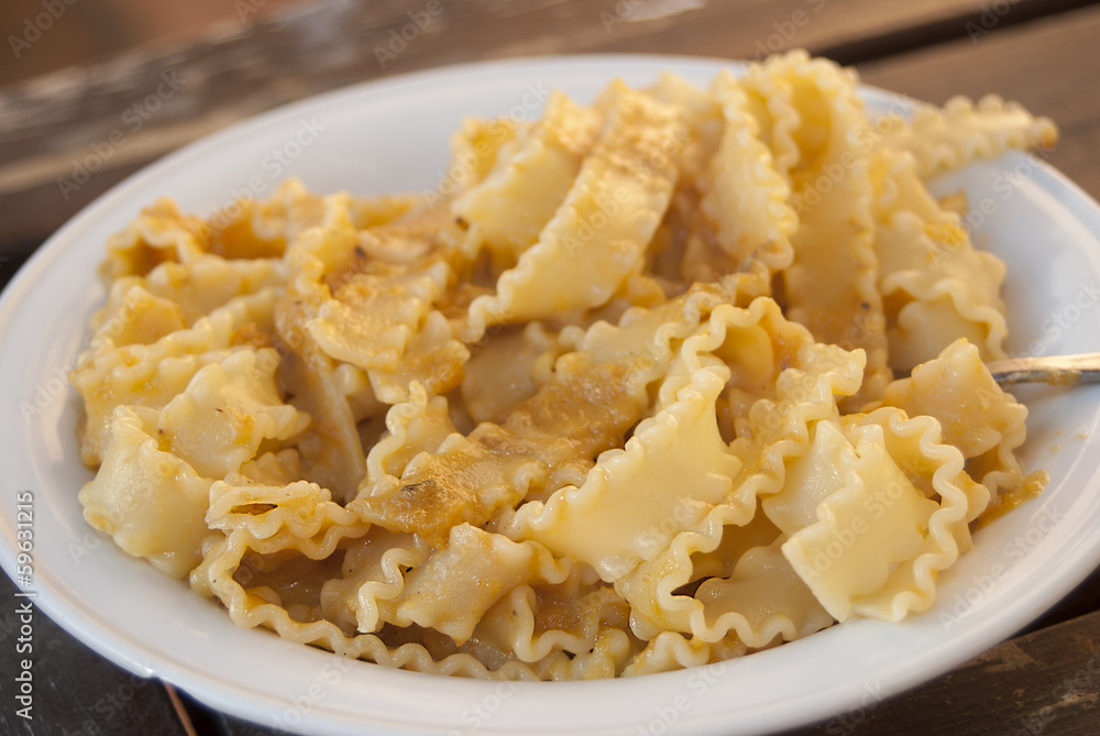 pasta with pumpkin pasta with pumpkin