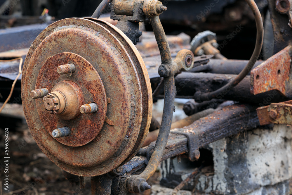 Old car hub Old car hub