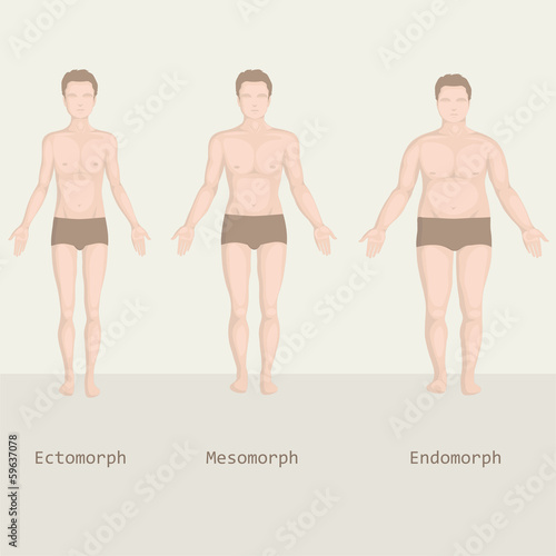 man body types, from fat to fitness, before and after