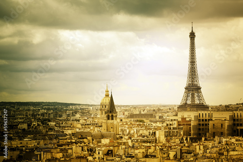 View on Eiffel Tower in Paris © marchello74