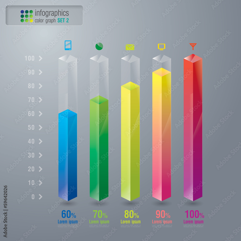 Infographics vector design template. Infographics vector design template.