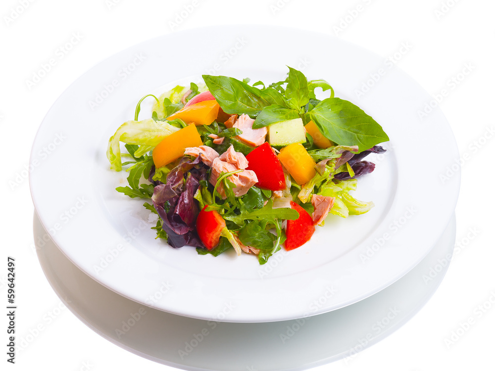 Beautiful vegetable salad