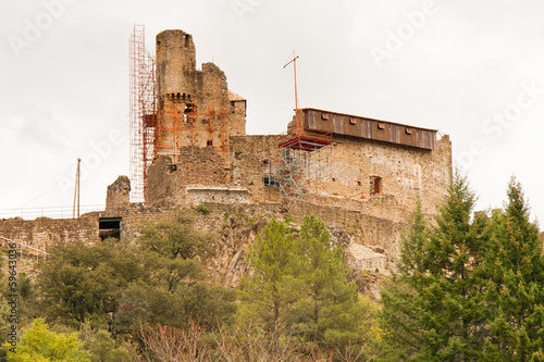 restauration du château-fort de Ventadour photo