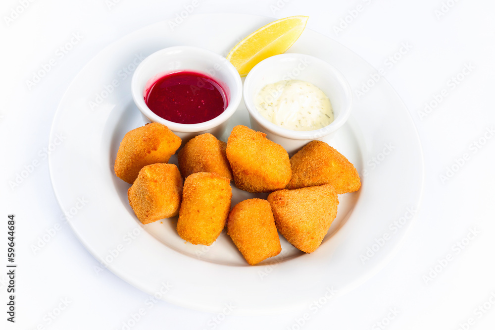 Cheese and sauce Cheese and sauce