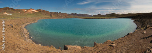 volcanic lake photo